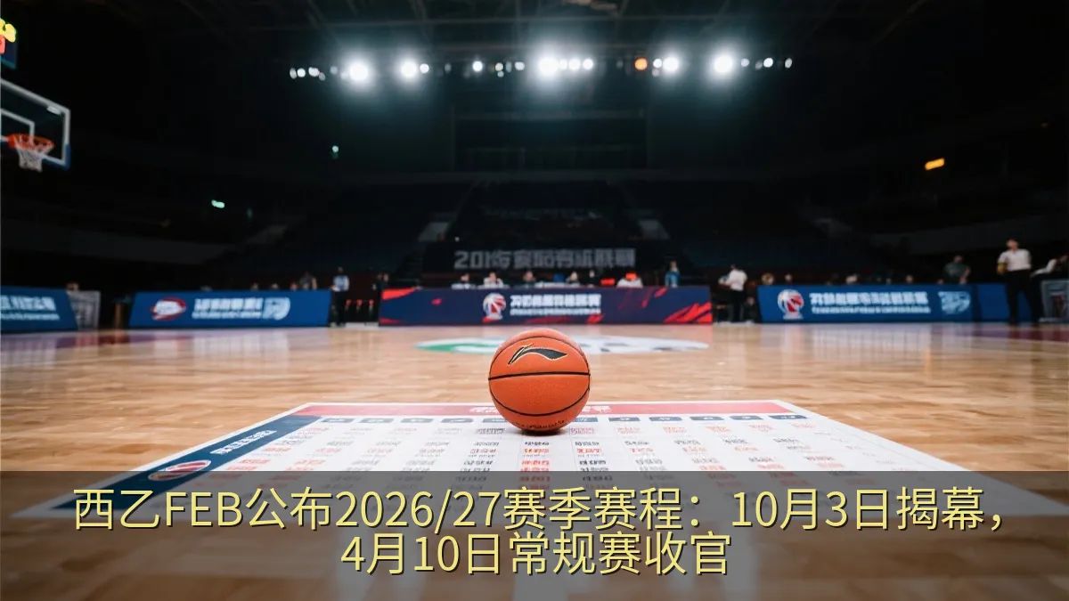 西乙FEB公布2026/27赛季赛程：10月3日揭幕，4月10日常规赛收官